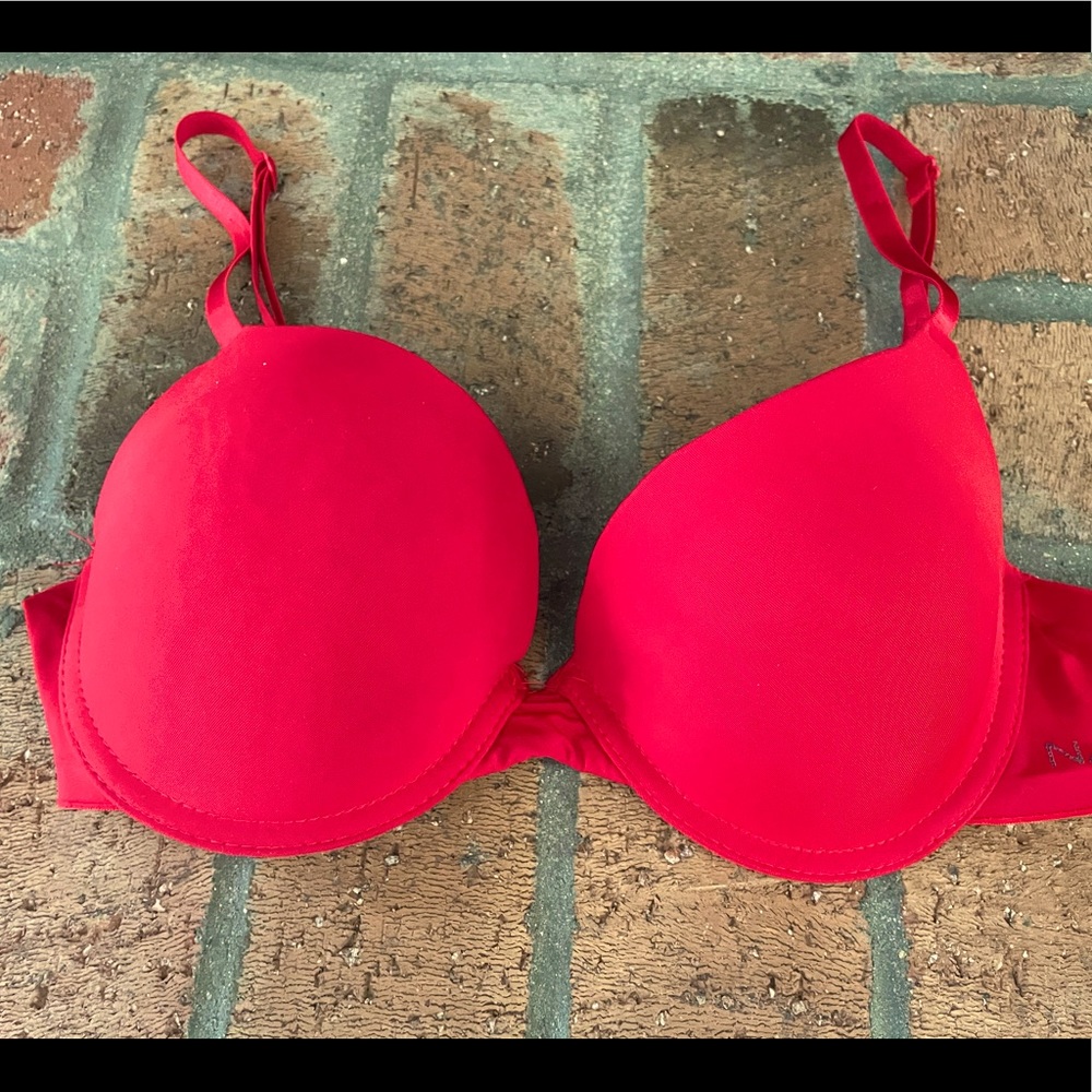 Red Nautica bra (underwire bra without push-up)